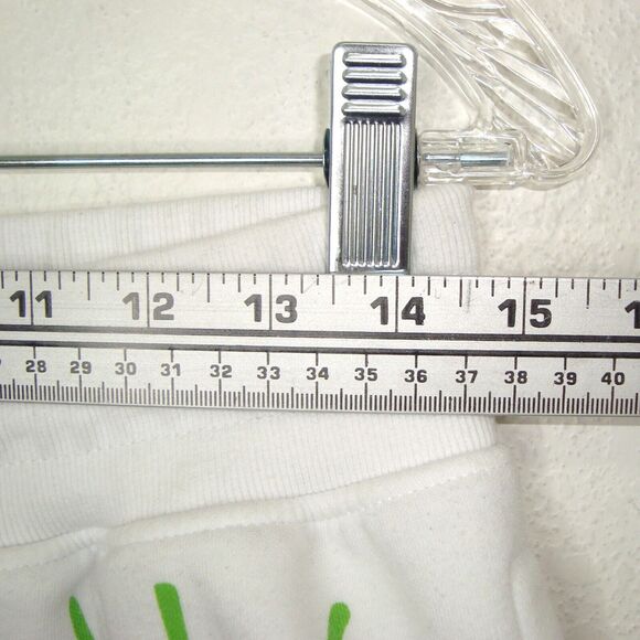 Genuine Authentic Garments Mens Graphic Print 'RICH' Embellished Shorts Size L - Picture 7 of 9